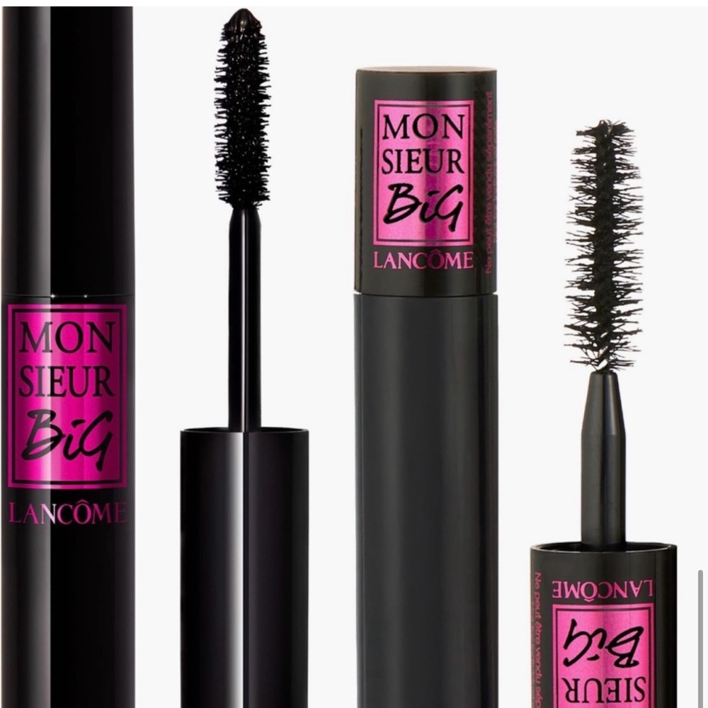 NIB BUNDLE Of 2 Lancôme Monsieur Big is New Black 1 Full & 1 Travel Size Mascara